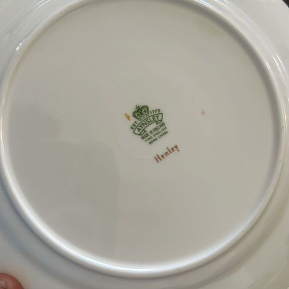 AYNSLEY 8” Henley Bone China Salad Plate (3) - Picture 7 of 7